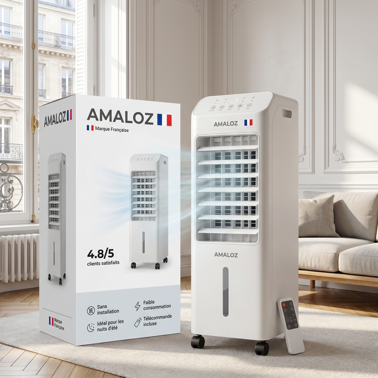 Climatiseur Rafraîchissant - Amaloz Breeze